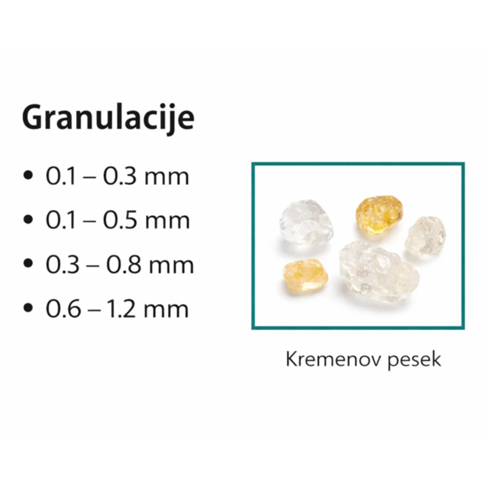 Kremenov pesek (protidrsni posip) 0,6–1,2 mm - slika 3